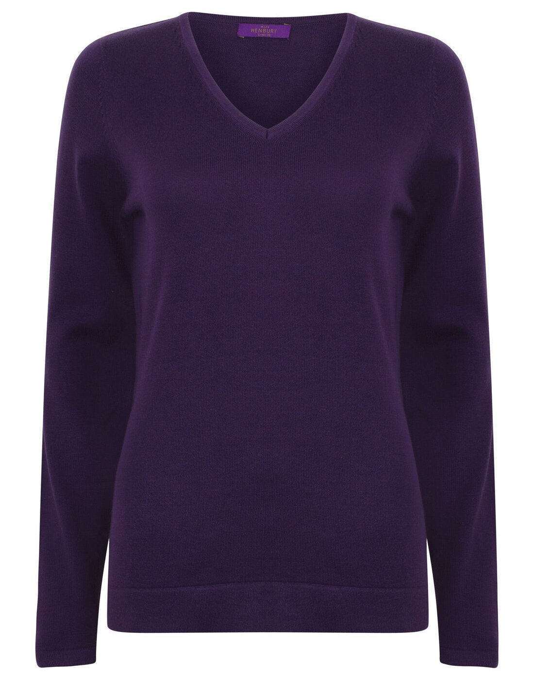 Henbury Ladies Lightweight V Neck Jumper