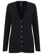 Henbury Ladies V Button Cardigan - thumbnail 4