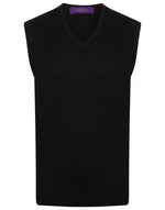 Henbury Lightweight Sleeveless V-Neck Jumper - thumbnail 4