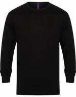 Henbury Lightweight Crew Neck Jumper - thumbnail 3