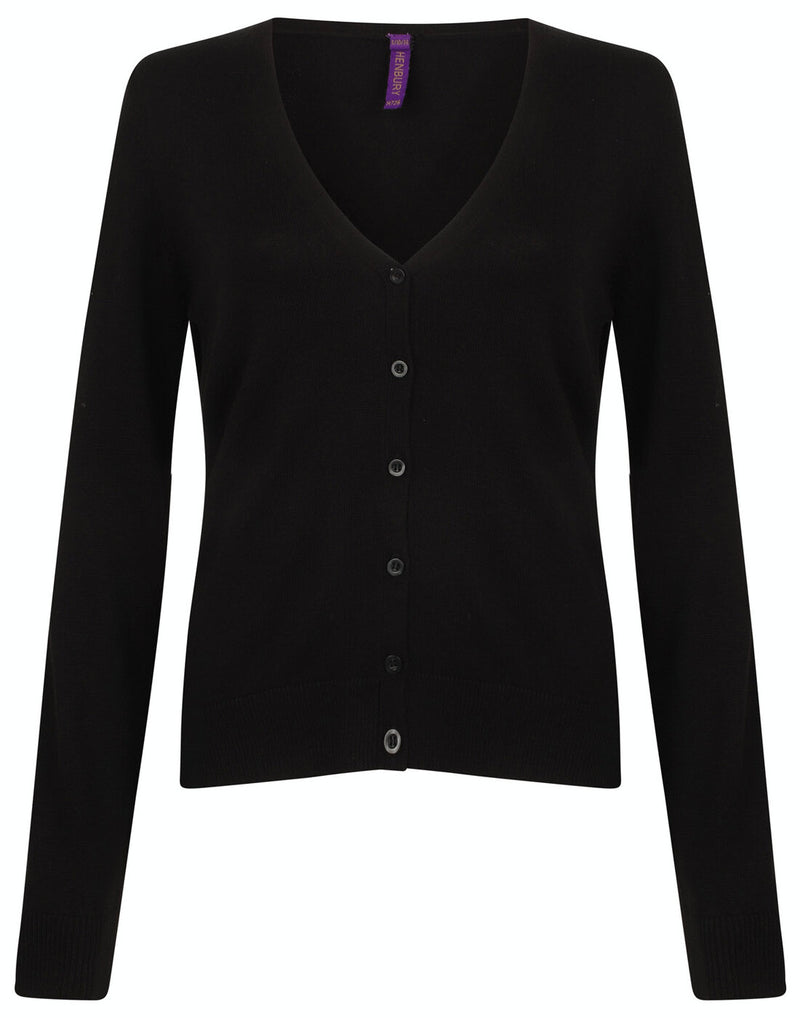 Henbury Ladies Lightweight V-Neck Cardigan