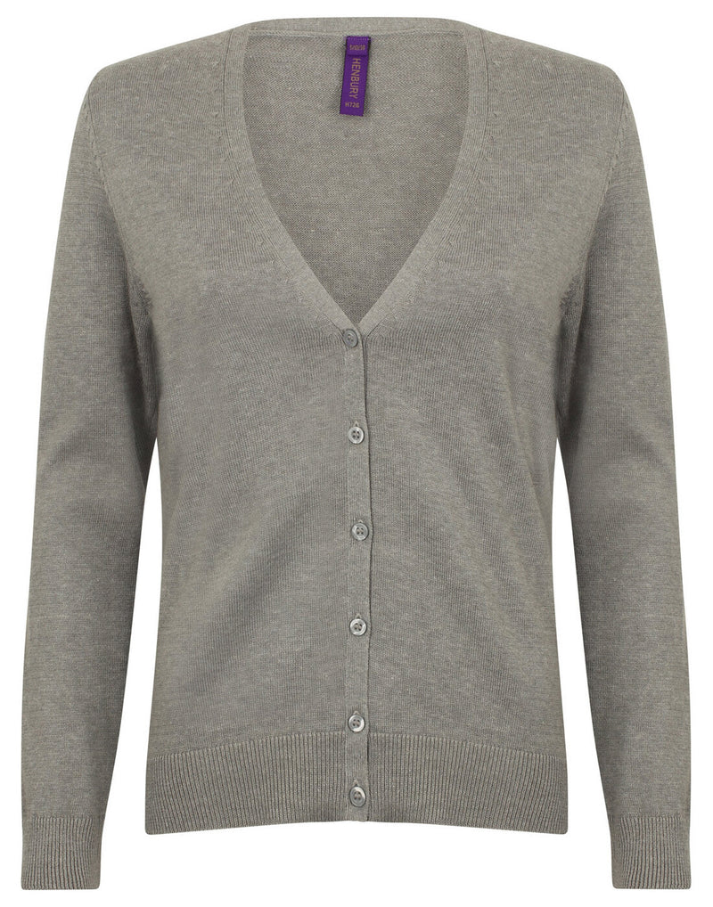 Henbury Ladies Lightweight V-Neck Cardigan