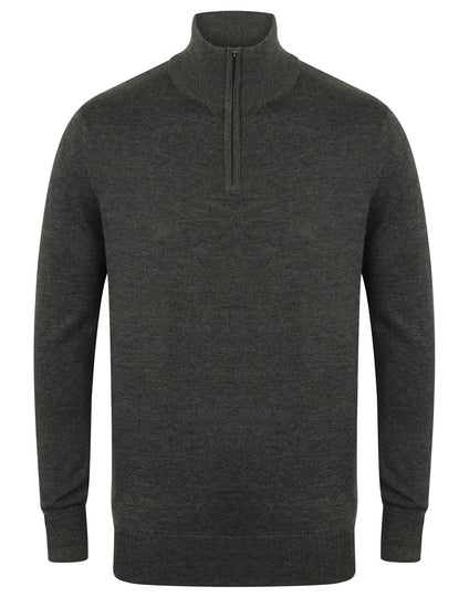 Henbury Quarter Zip Jumper