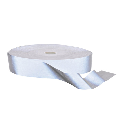 Portwest Hi-VisTex Flame Resistant Reflective Tape HF50 – 100m silver fire-retardant tape