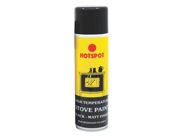 Hotspot Spray Stove Paint, Matt Black