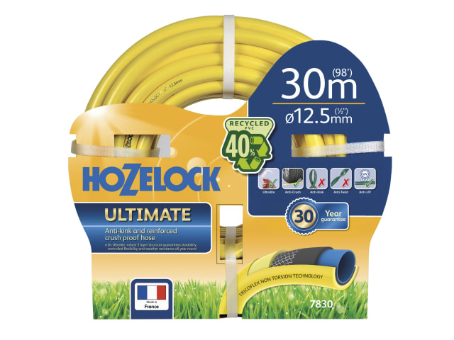 Hozelock Ultimate Hose 30m 12.5mm (1/2in) Diameter