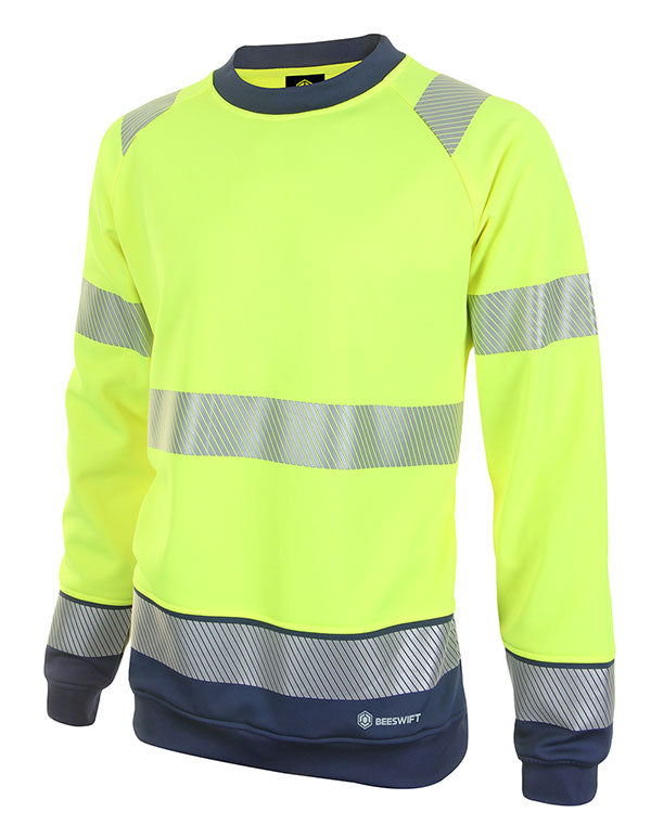 Deltic Beeswift Hi-Vis Two-Tone Sweatshirt