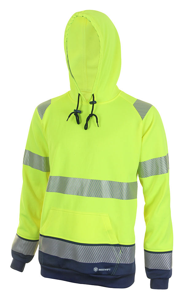Deltic Beeswift Hi-Vis Two-Tone Hoodie
