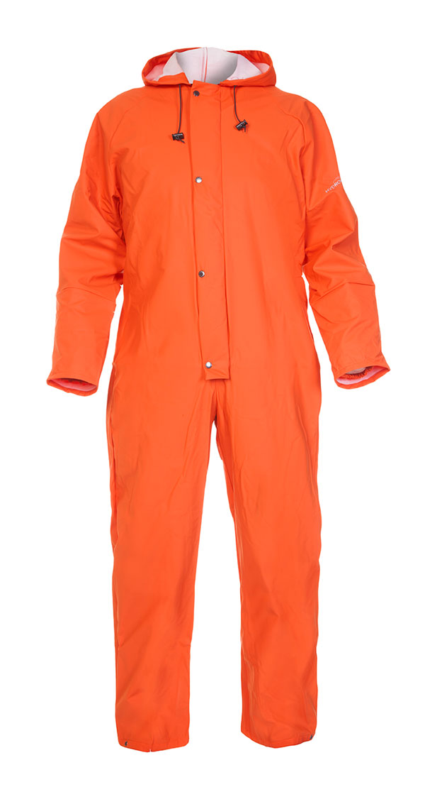 Hydrowear Range Salesbury Hydrosoft Waterproof Coverall Navy 3Xl Orange