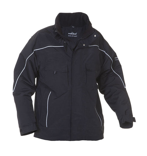 Hyd-Simplynosweat Rimini Black Sns W/Proof Fixed Lining Pilot Jacket Lge