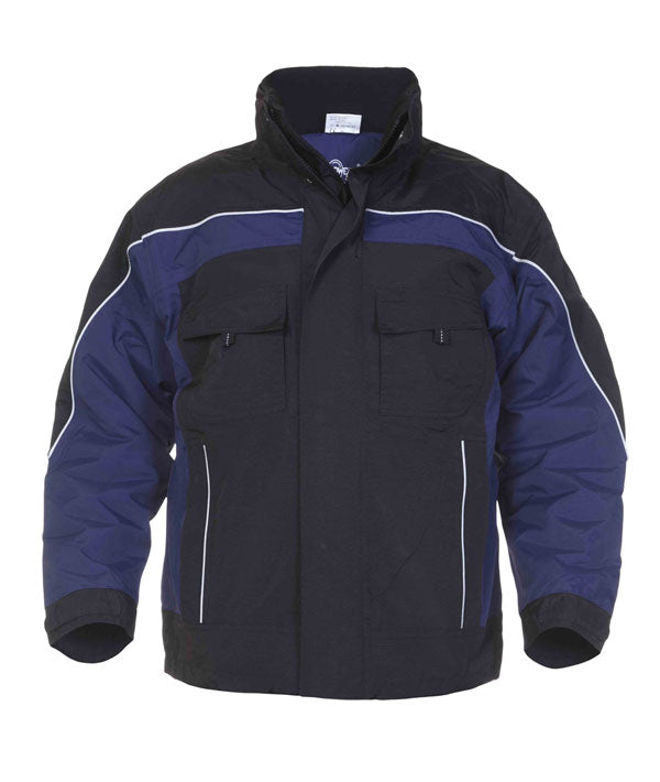 Hydrowear Range Rimini Black Sns W/Proof Fixed Lining Pilot Jacket Lge - Navy/Black