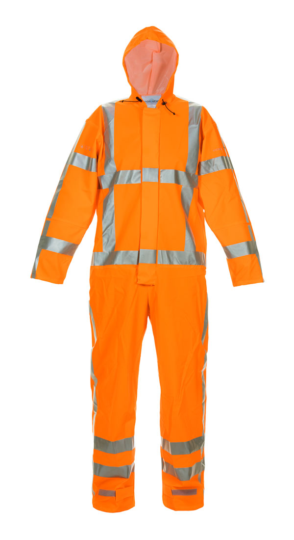 Multi Hydrosoft Fr As Hi Vis W/Proof Coverall Or Lge