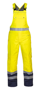 Hyd-Sns-Hv Ear Hydrowear Utting Sns Hi-Vis Waterproof Bib & Brace