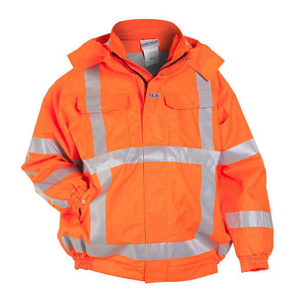Hyd-Sns-Miltinorm Ear Hydrowear Moers Multi Sns Fire Retardant Hi-Vis Anti-Static Pilot Jacket
