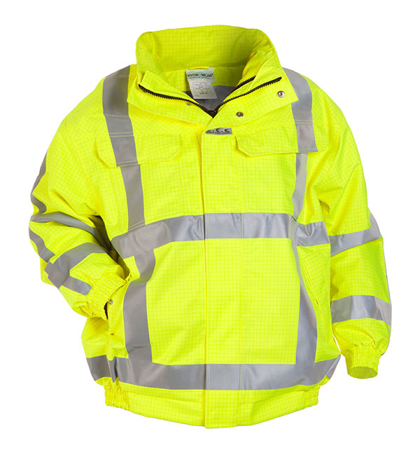 Hyd-Sns-Miltinorm Ear Hydrowear Moers Multi Sns Fire Retardant Hi-Vis Anti-Static Pilot Jacket