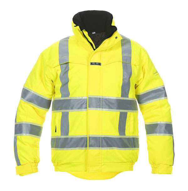 Hyd-Rs-Glowid India Hi Vis Gid Pilot Jacket Orange 3Xl