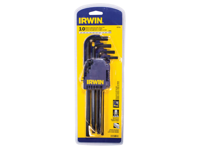 IRWIN® T10756 Metric Long Arm Hex Key Set, 10 Piece