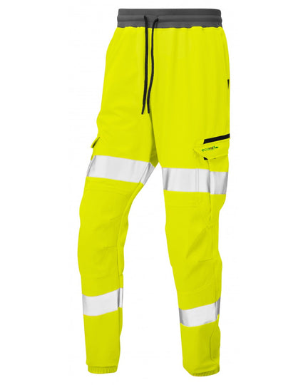 Leo Workwear Hawkridge yellow Hawkridge Jogging Trousers for safe and sustainable workwear