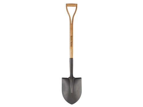 Kent & Stowe Carbon Steel Round Nosed Shovel, FSC®