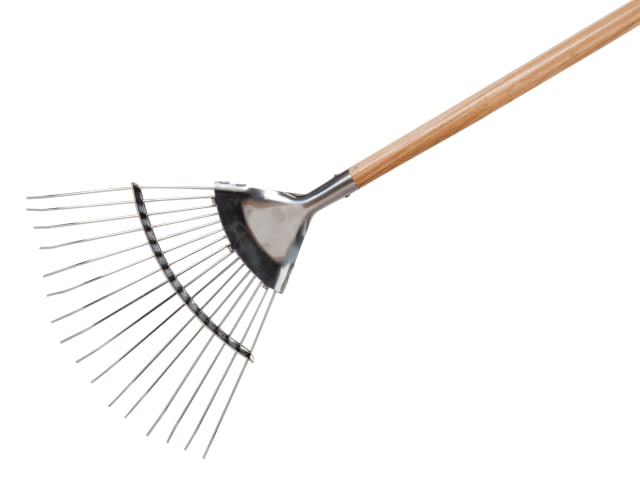 Kent & Stowe Stainless Steel Garden Life Lawn Rake, FSC®