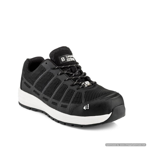 KEZ Buckbootz Tradez S1 P HRO SRC Black Safety Lace Trainer