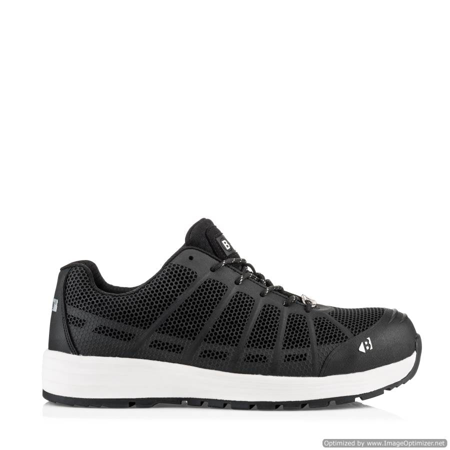 KEZ Buckbootz Tradez S1 P HRO SRC Black Safety Lace Trainer