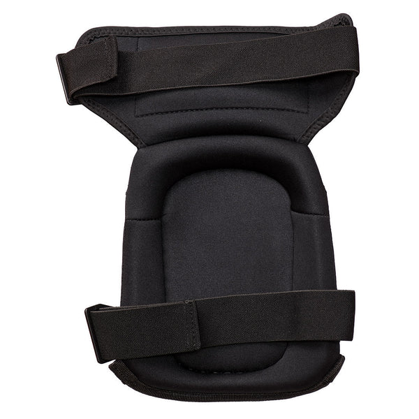 A Portwest thigh support knee pad (KP60) with orange details and extensive strapping.