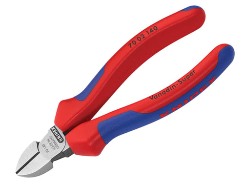 Knipex 70 02 Series Diagonal Cutters, Multi-Component Grip