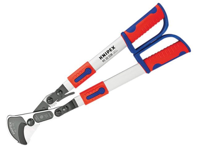 Knipex Ratchet Cable Cutters with Telescopic Handles 570-770mm