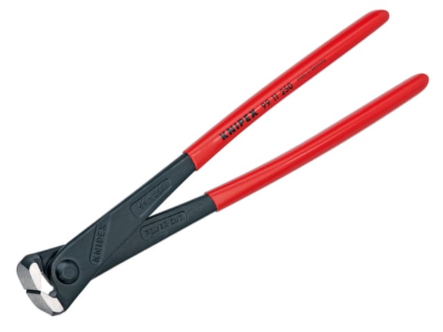 Knipex High Leverage Concreter's Nippers With Plastic Coated Handles 250mm (10in)