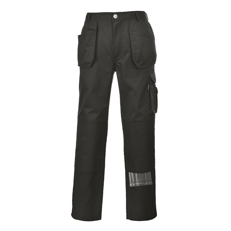 Black Portwest Slate Holster Trouser with fold-away holster pockets.