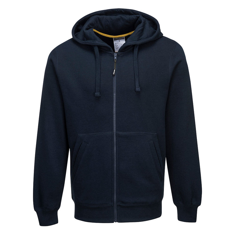 Portwest Nickel Sweatshirt Hoodie KS31 – navy hooded sweatshirt for industrial work settings
