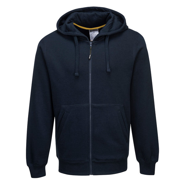 Portwest Nickel Sweatshirt Hoodie KS31 – navy hooded sweatshirt for industrial work settings