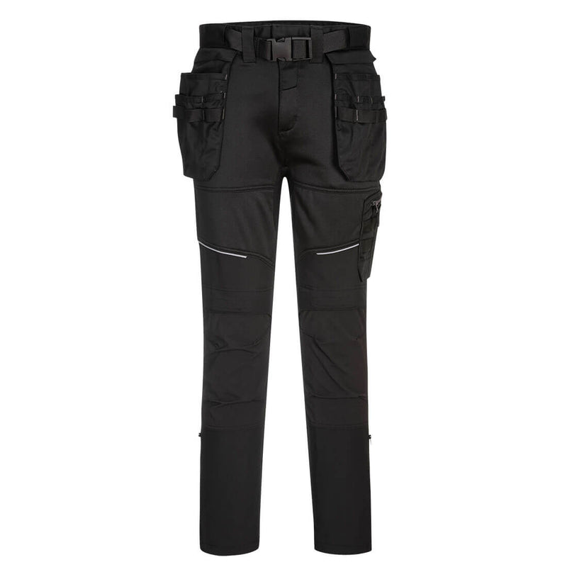 Black Portwest KX3 Holster Jogger with zip pockets and reinforced knees.