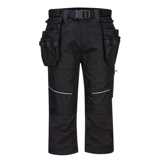 Portwest KX3 3/4 Holster Shorts KX344 in Black.