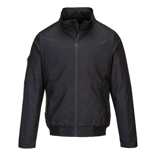 Portwest KX3 Bomber Jacket KX361 – black short insulated bomber jacket for workwear