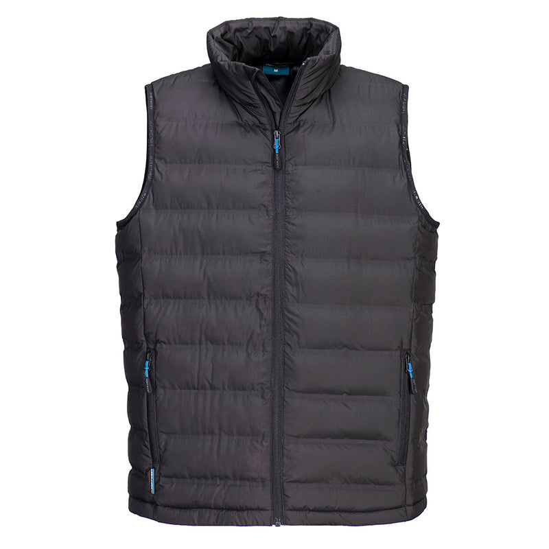 Portwest KX3 Ultrasonic Padded Gilet KX374 – black insulated vest with stylish modern fit