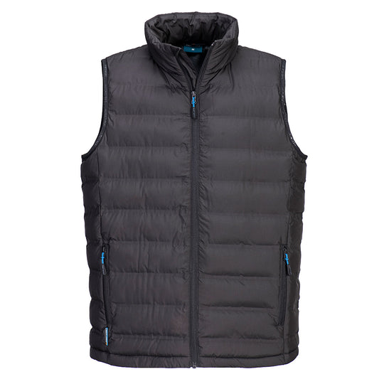 Portwest KX3 Ultrasonic Padded Gilet KX374 – black insulated vest with stylish modern fit