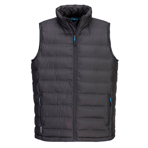 Portwest KX3 Ultrasonic Padded Gilet KX374 – black insulated vest with stylish modern fit