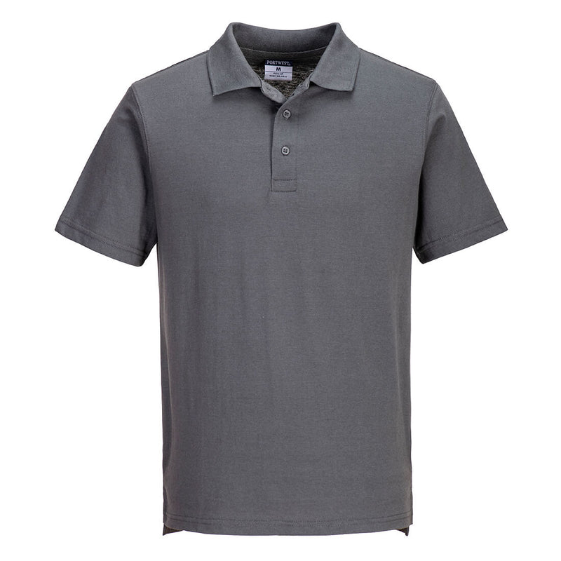 Portwest Lightweight Jersey Polo Shirt L210 – orange polo for visibility and lightweight comfort