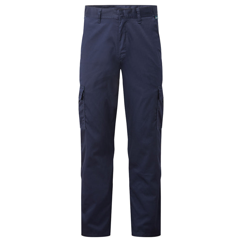 Navy Portwest Lightweight Combat Trouser with multiple pockets.