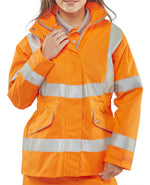Beeswift Ladies Executive Hi-Viz Jacket - thumbnail 2