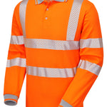 Pulsar Life Mens Long Sleeve Hi-Vis Polo Shirt - LFE903 - thumbnail 9