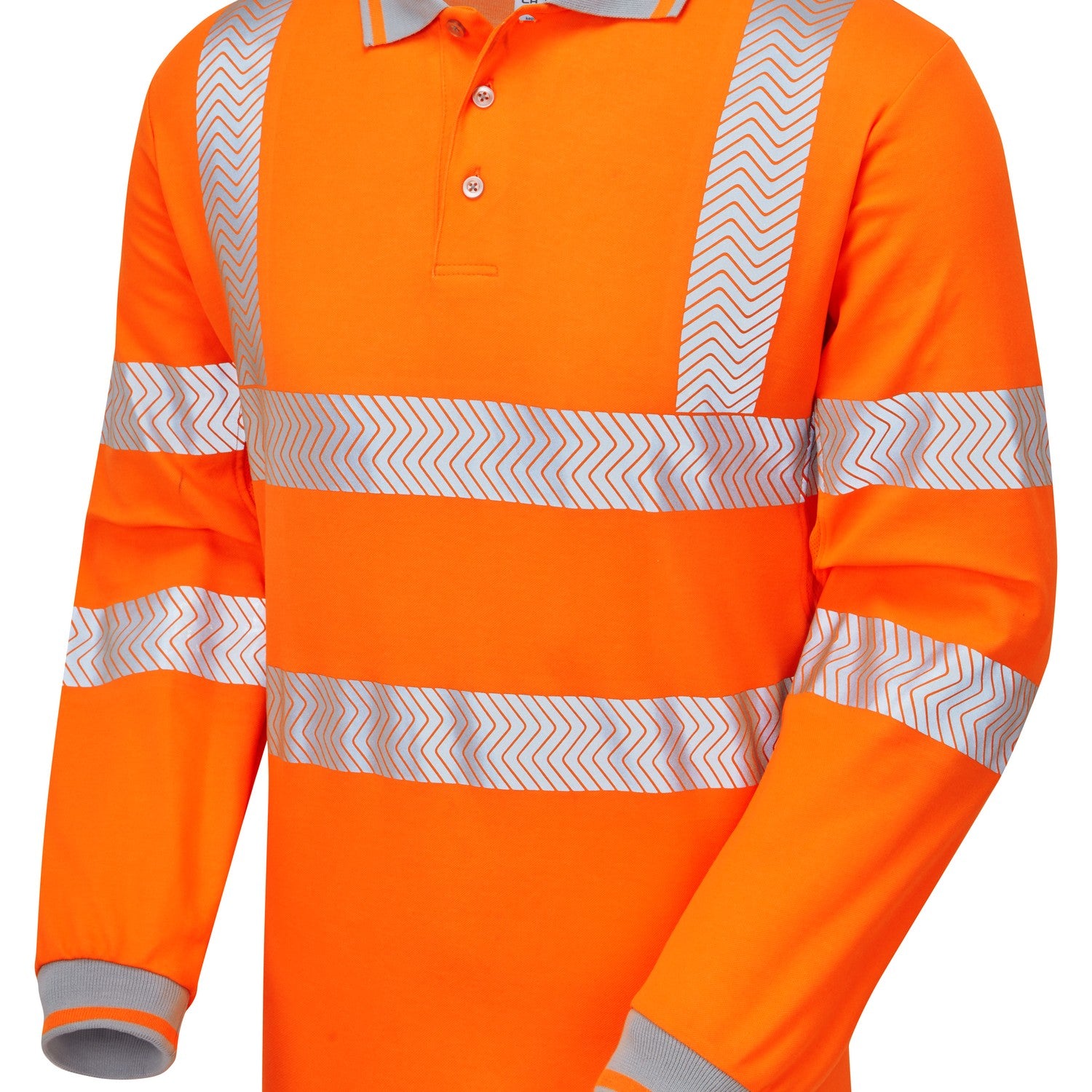 Pulsar Life Mens Long Sleeve Hi-Vis Polo Shirt - LFE903