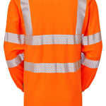 Pulsar Life Mens Long Sleeve Hi-Vis Polo Shirt - LFE903 - thumbnail 10