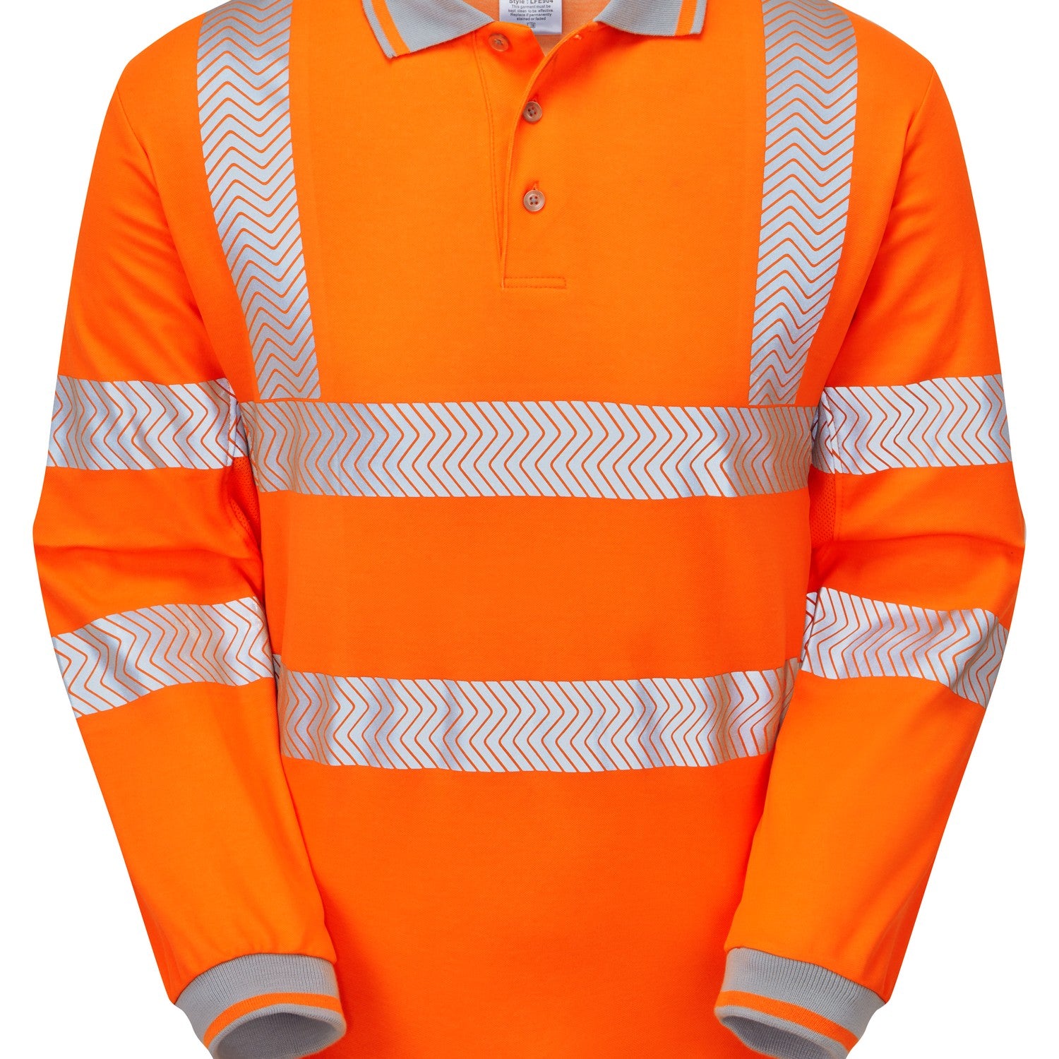 Pulsar Life Mens Long Sleeve Hi-Vis Polo Shirt - LFE903