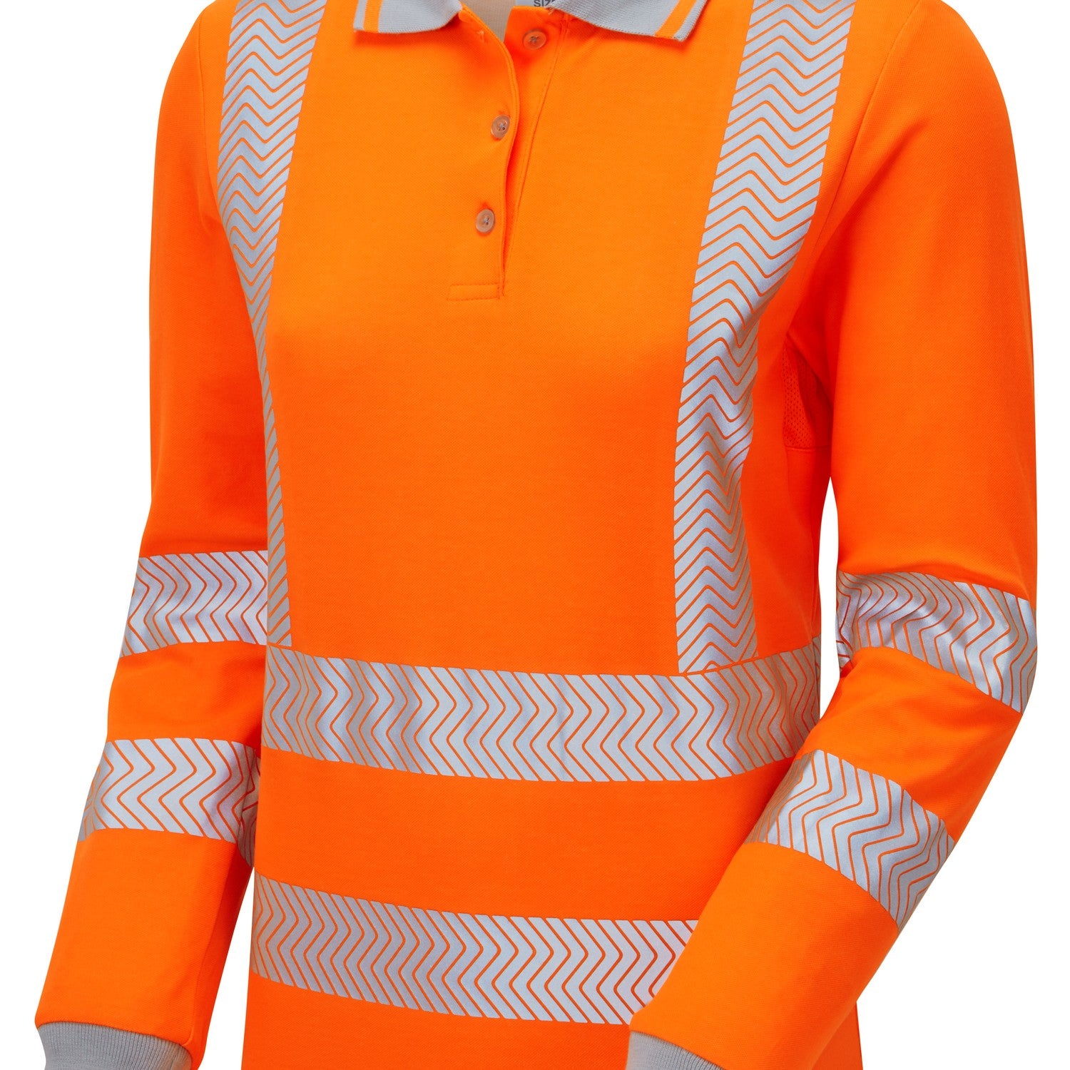 Pulsar Life Ladies Long Sleeve Hi-Vis Polo Shirt - LFE953