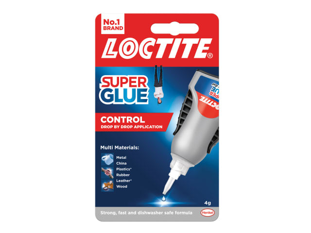 Loctite Super Glue Liquid, Control Bottle 4g