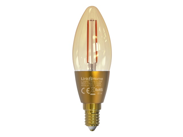 Link2Home Wi-Fi LED Filament Dimmable Bulbs