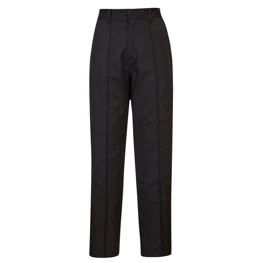 Tall fit black Portwest Women's Elasticated Trouser